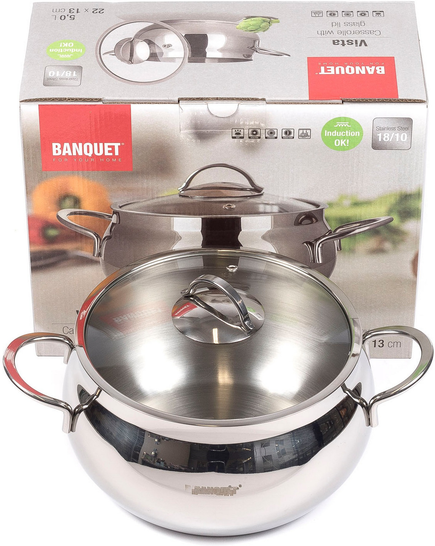 

Кастрюля Banquet Vista 5 л (48727158)