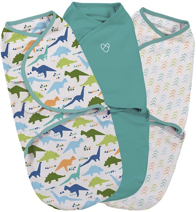 

Конверт детский Summer Infant Swaddleme S/M 3шт оригами/динозавры