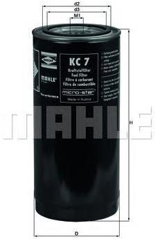 

Фильтр топливный Knecht/Mahle KC7, KC7