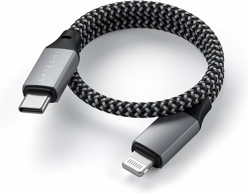 

Кабель для компьютера Satechi USB-C to Lightning [ST-TCL10M], USB-C to Lightning