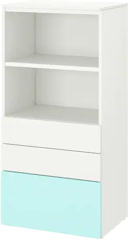 

Стеллаж Ikea Смостад/Опхус белый/бледно-бирюзовый [894.205.21], Смостад/Опхус