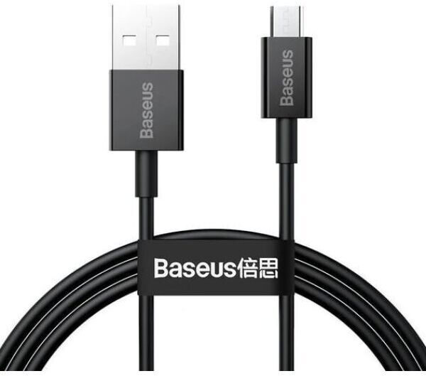 

Кабель Baseus CAMYS-A01 Superior Series Fast Charging Data Cable USB to Micro USB 2A 2m Black (Baseus Superior Series Fast Charging Data Cable USB to Micro 2A 2m Black (CAMYS-A01))