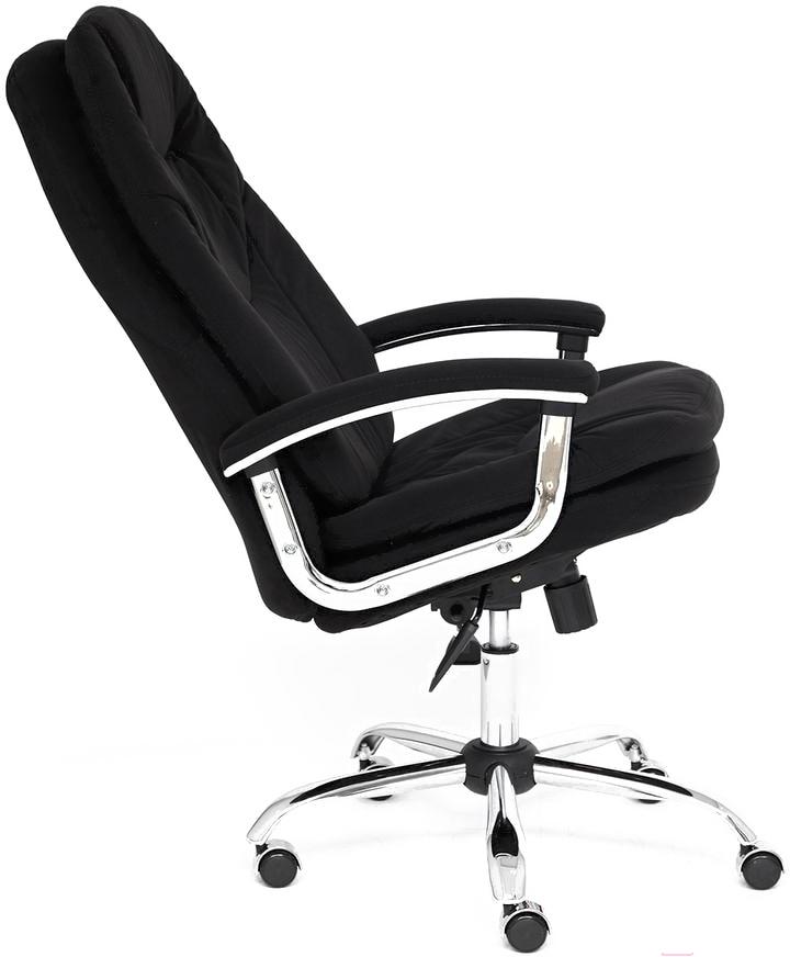 

Офисное кресло TetChair SOFTY LUX флок 35 черный, SOFTY LUX флок 35