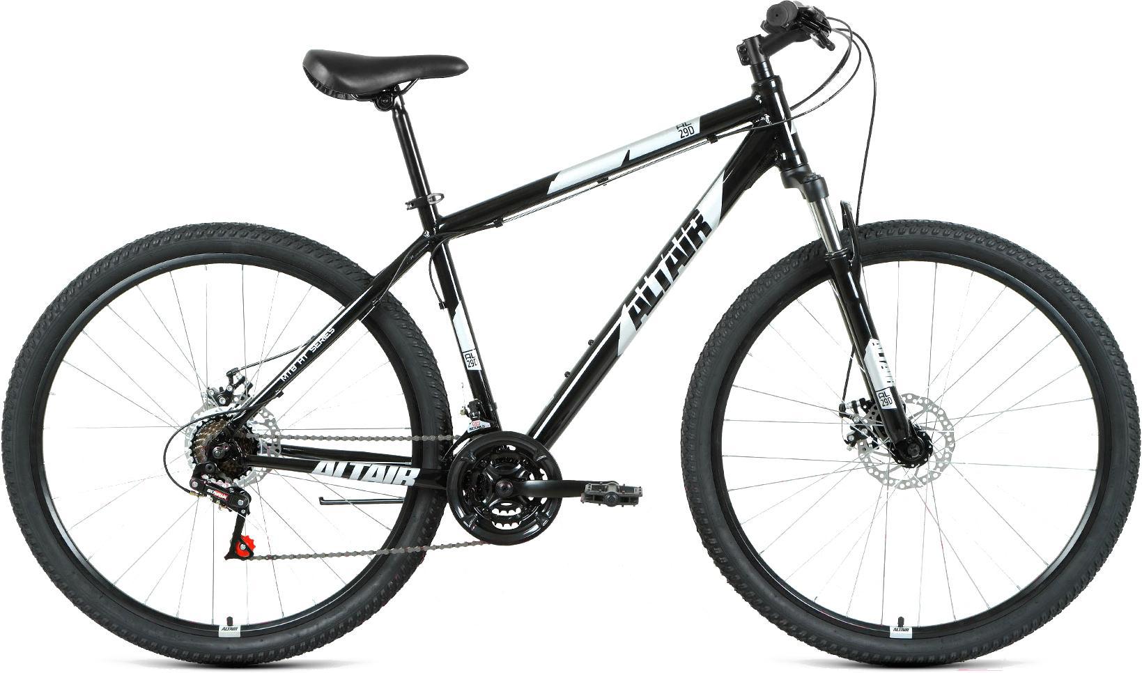 

Велосипед Altair 29" D 21 ск рама 17 дюймов 20-21 г черный/серебро [RBKT1M69Q002], 29 D 17 2021