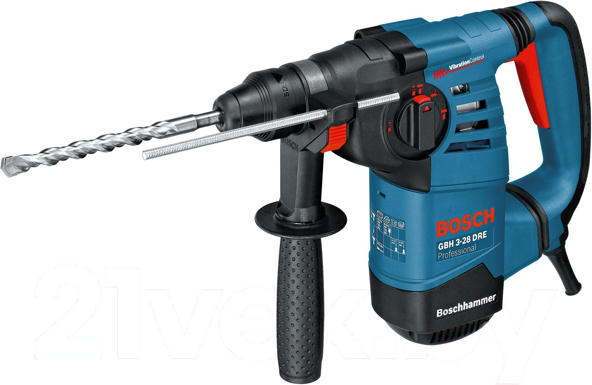 

Перфоратор Bosch GBH 3-28 DRE Professional, Перфоратор Bosch GBH 3-28 DRE Professional патрон:SDS-plus уд.:3.1Дж 800Вт (кейс в комплекте)