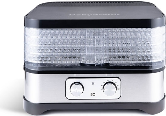 

Сушилка для овощей и фруктов BQ FD1000 черный/сталь