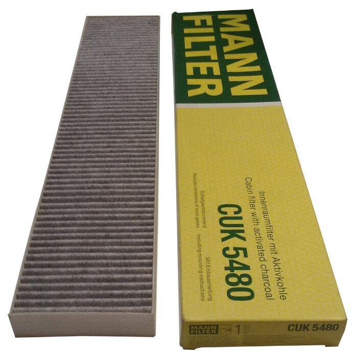 

Салонный фильтр Mann-Filter CUK5480 (угольный), CUK5480 (угольный)