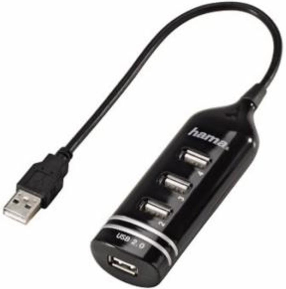 

USB-хаб Hama 39776 черный, 39776