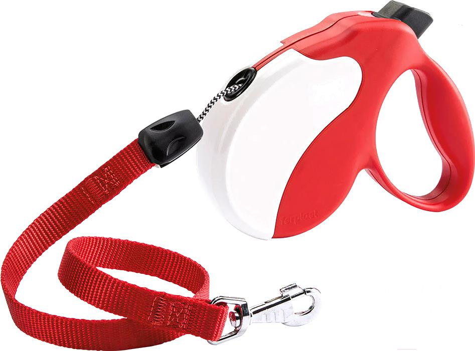 

Поводок-рулетка Ferplast Amigo Long Cord 75740022 (красный/белый), Amigo Long Cord 75740022