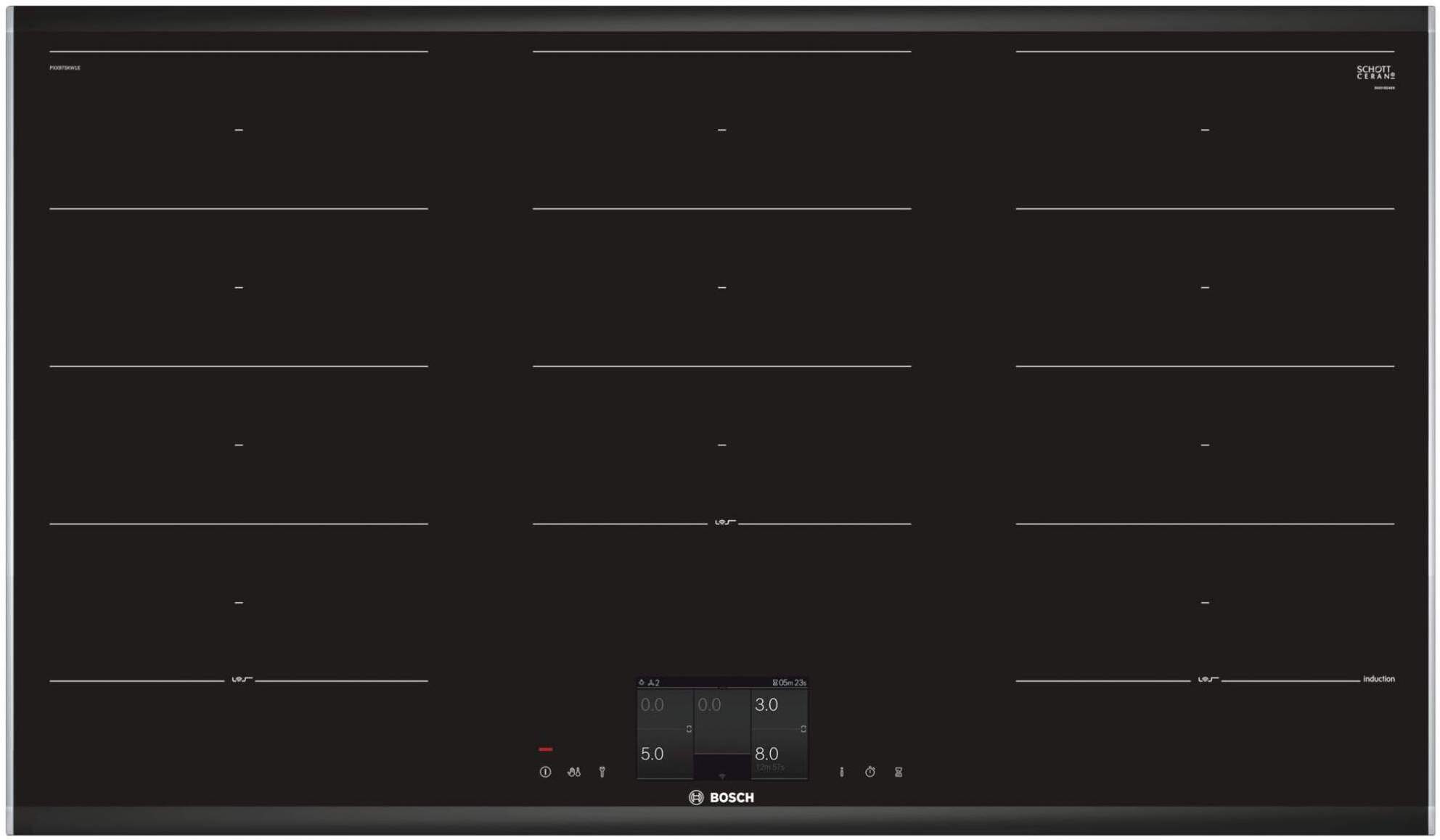 

Варочная панель Bosch PXX975KW1E, Варочная панель Bosch PXX975KW1E черный