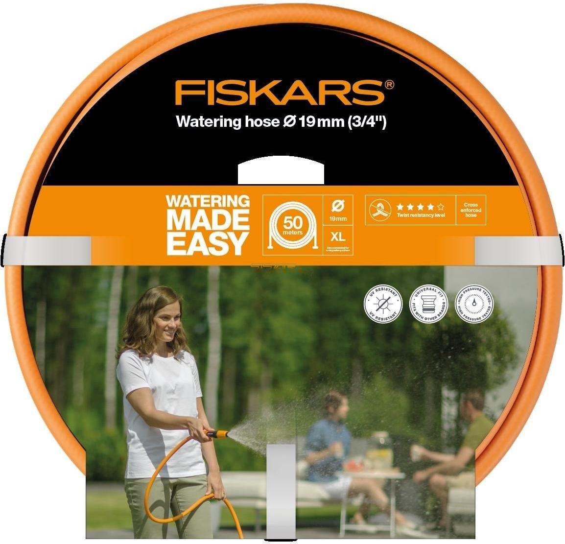 

Поливочный шланг Fiskars 3/4 50м Q4 [1023655], 3/4" 50м Q4