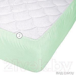 

Наматрасник Vegas Protect Cotton S1 180x200 фисташковый