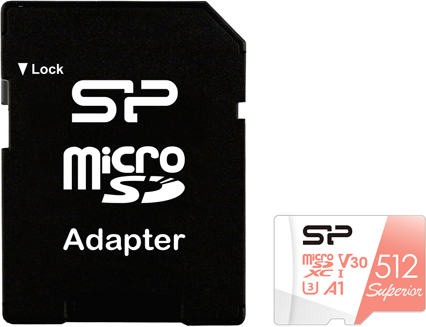 

Карта памяти Silicon-Power microSD 512GB Superior A1 microSDXC Class 10 [SP512GBSTXDV3V20SP], Карта памяти Silicon-Power microSD 512GB Superior A1 microSDXC Class 10 SP512GBSTXDV3V20SP