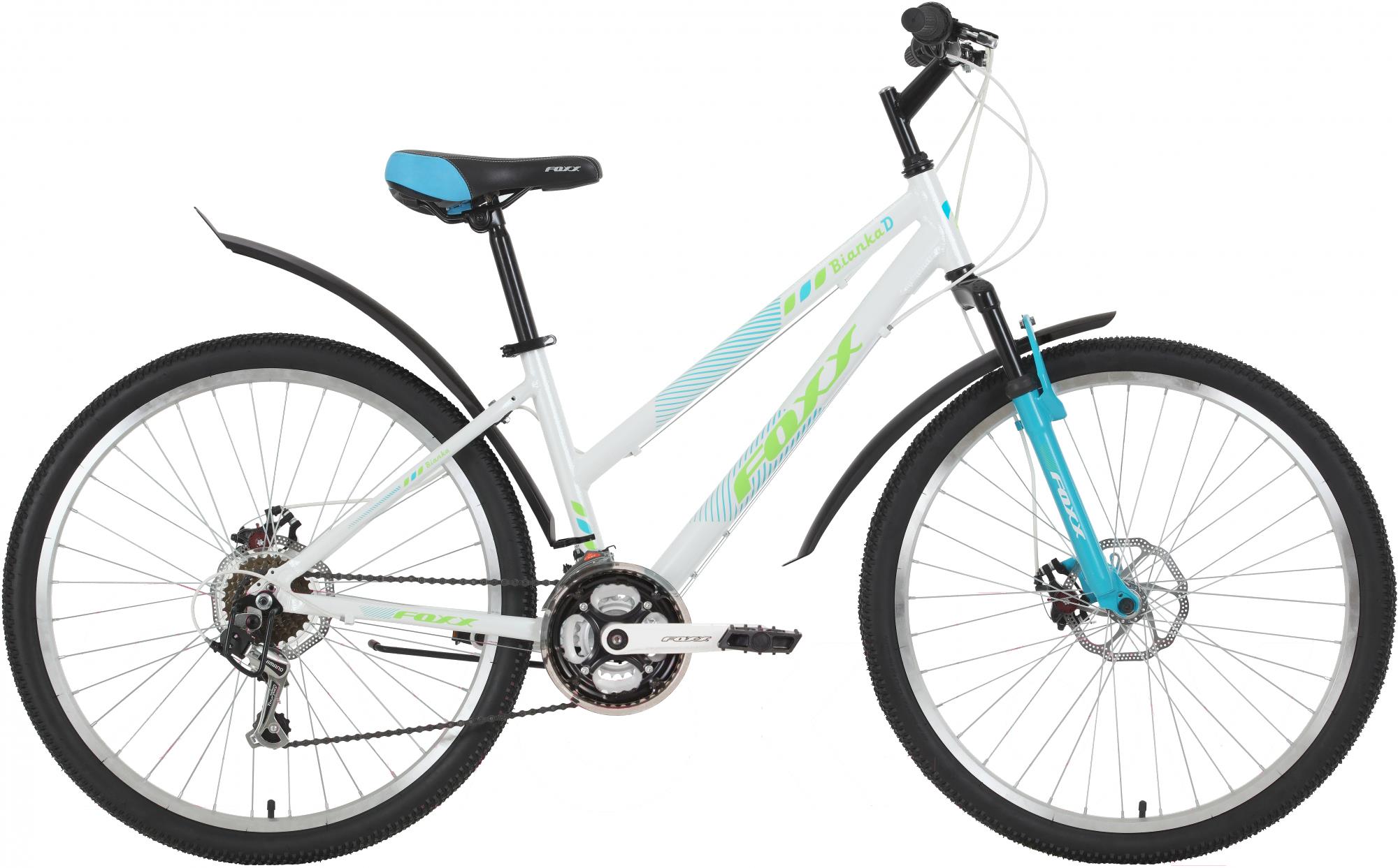 

Велосипед Foxx Bianka D 26'' рама 15 дюймов 2019 белый [26AHD.BIANKD.15WT9], Bianka D