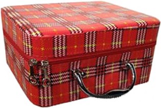 

Сумка для косметики MonAmi CX7446-1 красный (127458)