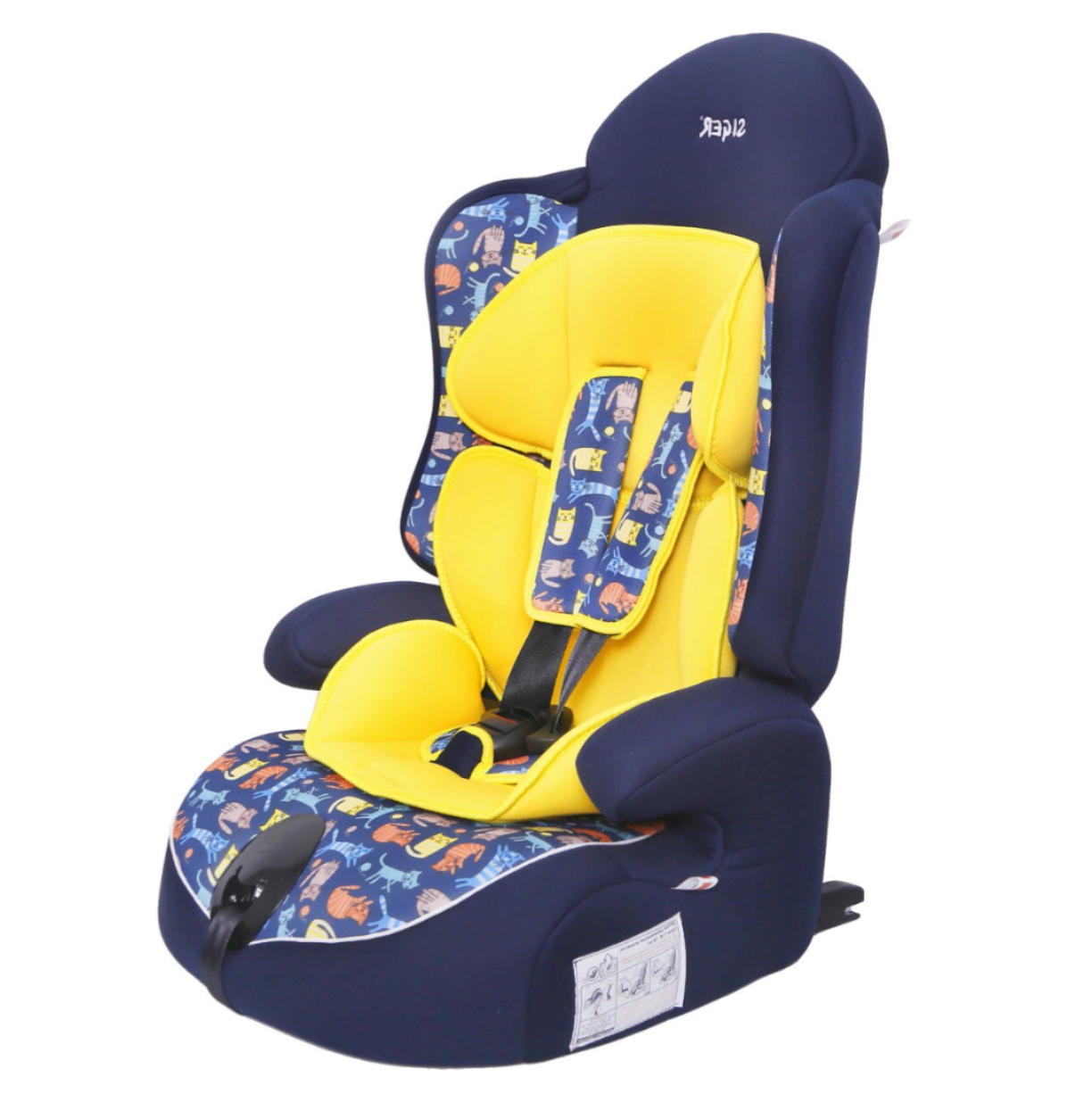 

Детское автокресло SIGER ART Прайм Isofix Lux котики (KRES2059)