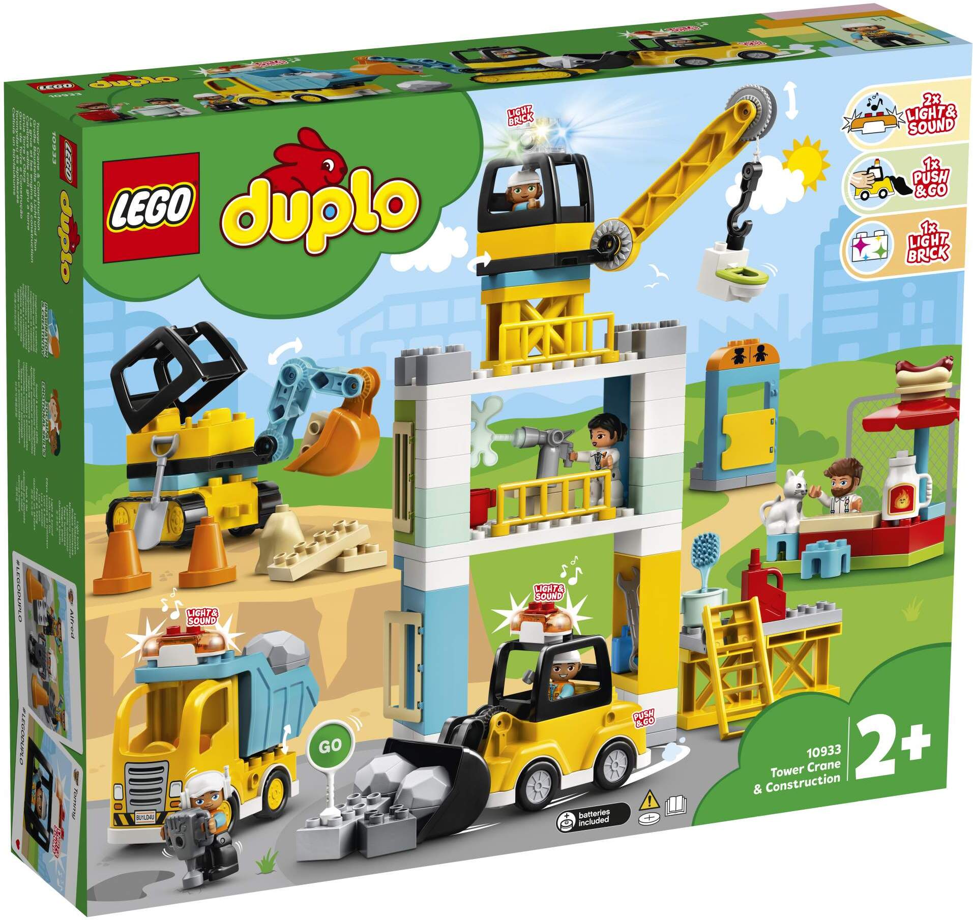 

Конструктор LEGO DUPLO Башенный кран на стройке [10933], Конструктор LEGO DUPLO Башенный кран на стройке 10933