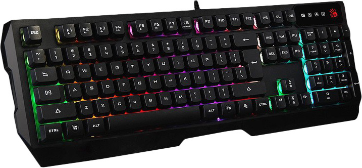

Клавиатура A4Tech Клавиатура A4 Bloody Q135 Neon черный [B135N], Клавиатура A4 Bloody Q135 Neon черный