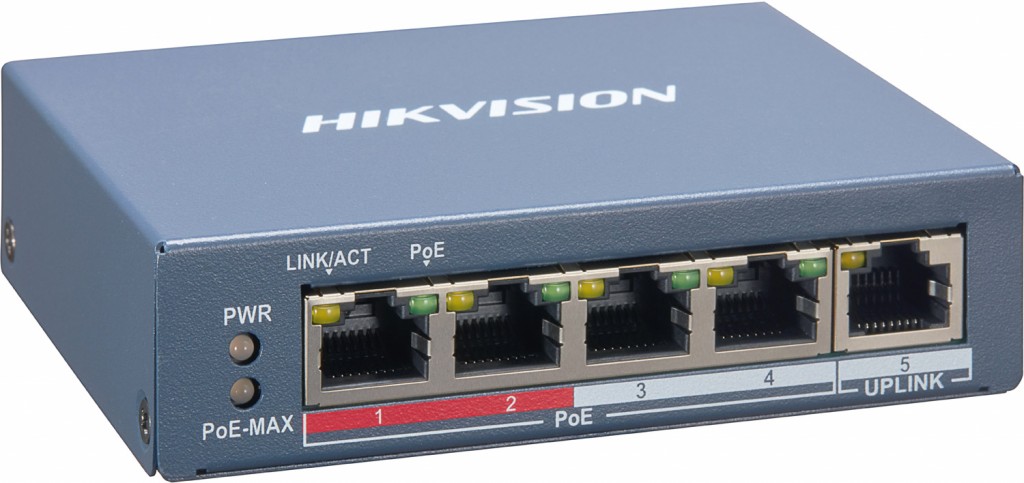 

Коммутатор Hikvision DS-3E1105P-EI