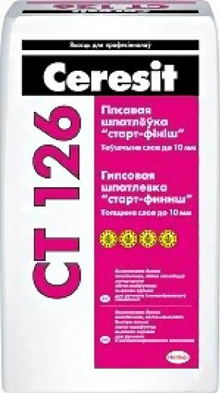 

Шпатлевка Ceresit CT 126. Гипсовая шпатлевка «старт-финиш» 5 кг, шпатлевка Ceresit CT 126. гипсовая «старт-финиш» 5 кг