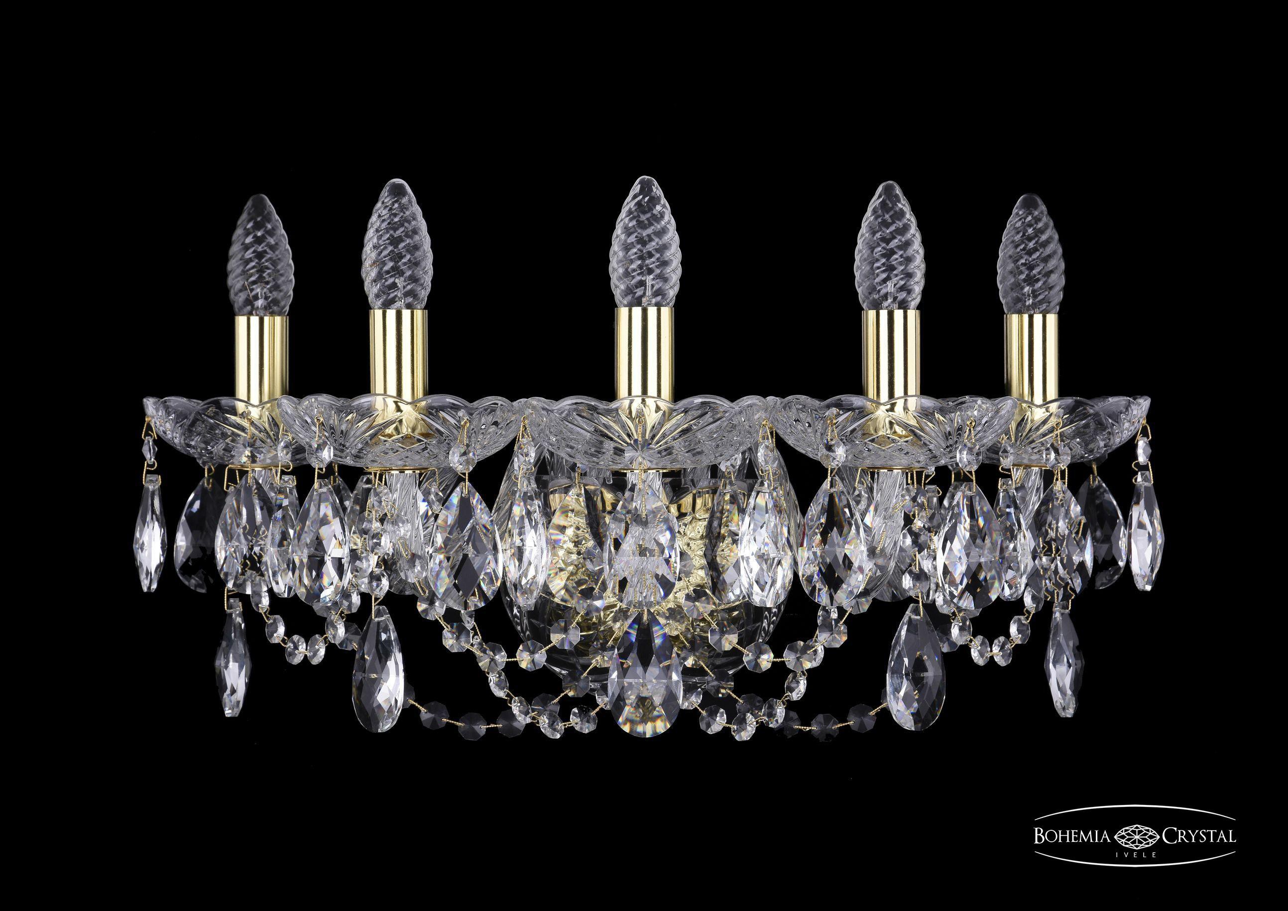 

Подвесная люстра Bohemia Ivele Crystal 1402B/5/160/XL/G, Бра Bohemia Ivele Crystal 1402B/5/160/XL/G