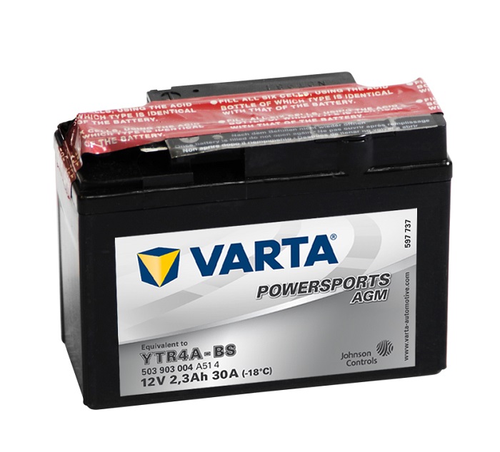 

Аккумулятор Varta YTR4A-BS 2 А/ч [503 903 004], YTR4A-BS 2 А/ч