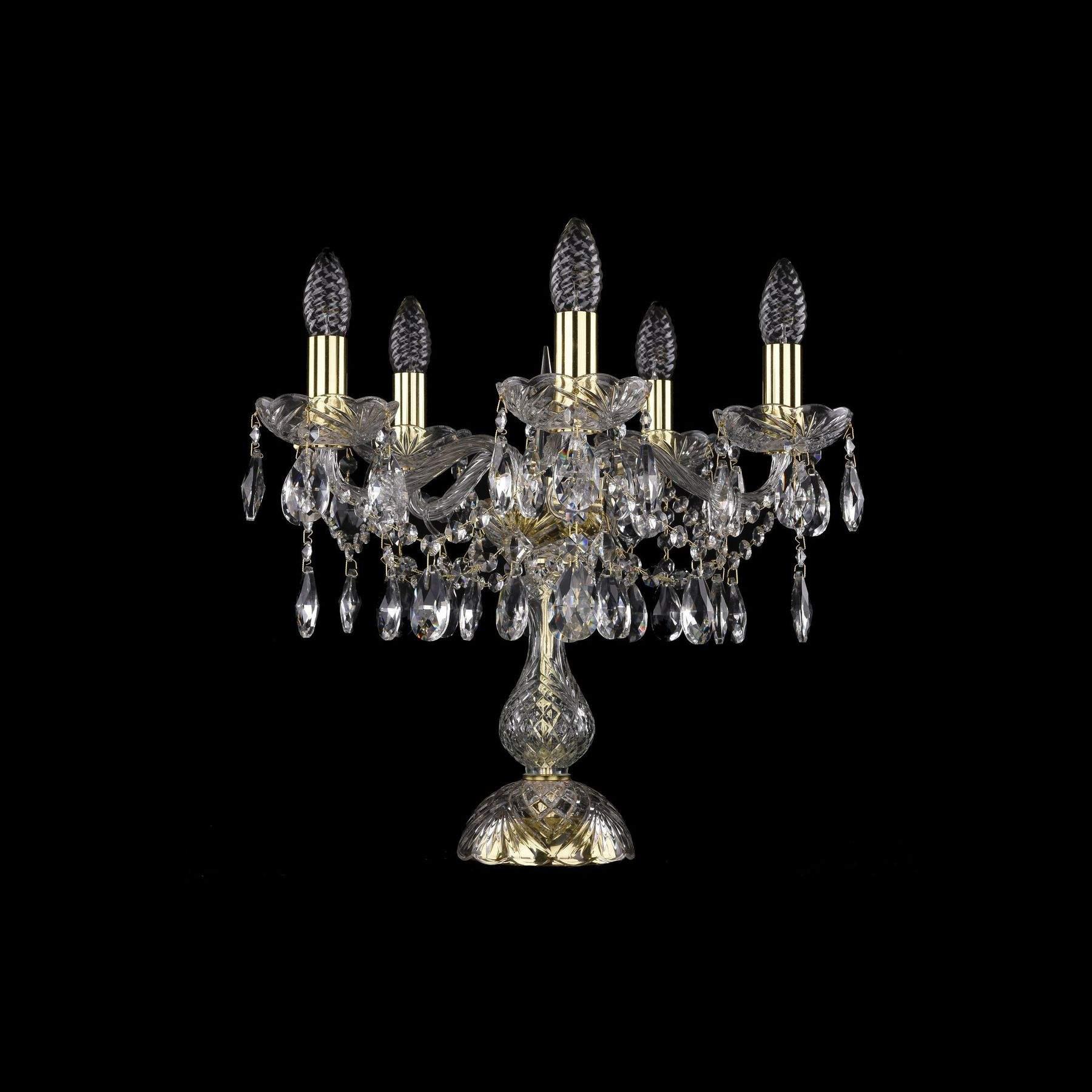 

Настольная лампа Bohemia Ivele Crystal 1413L/5/141-39/G