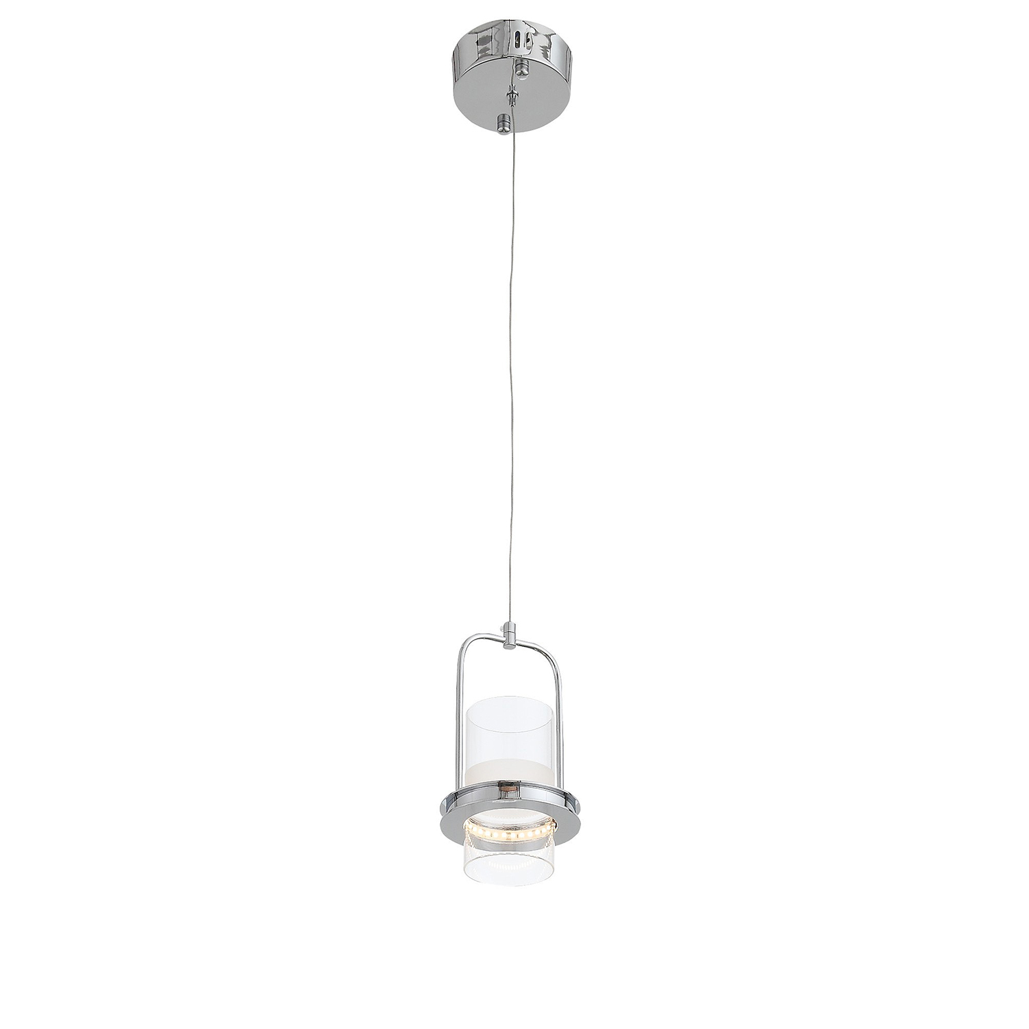 

Потолочный подвесной светильник ST-Luce SL430.103.01 Светильник подвесной ST-Luce Хром/Прозрачный LED 1*6W, SL430.103.01 Светильник подвесной ST-Luce Хром/Прозрачный LED 1*6W