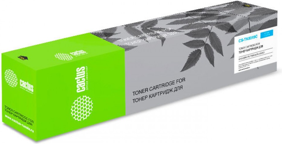 

Картридж Cactus CS-TK8315C Kyocera FS-Taskalfa-2550CI Cyan