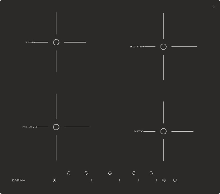 

Индукционная варочная панель Darina PL EI305 B