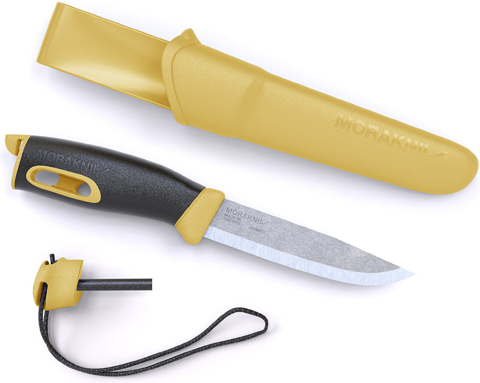 

Кухонный нож Morakniv Нож Companion Spark черный/желтый [13573], Кухонный нож Morakniv Нож Companion Spark 13573 черный/желтый