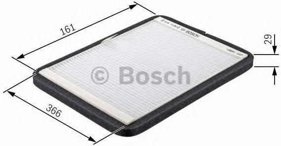 

Салонный фильтр Bosch 1987432043, 1987432043