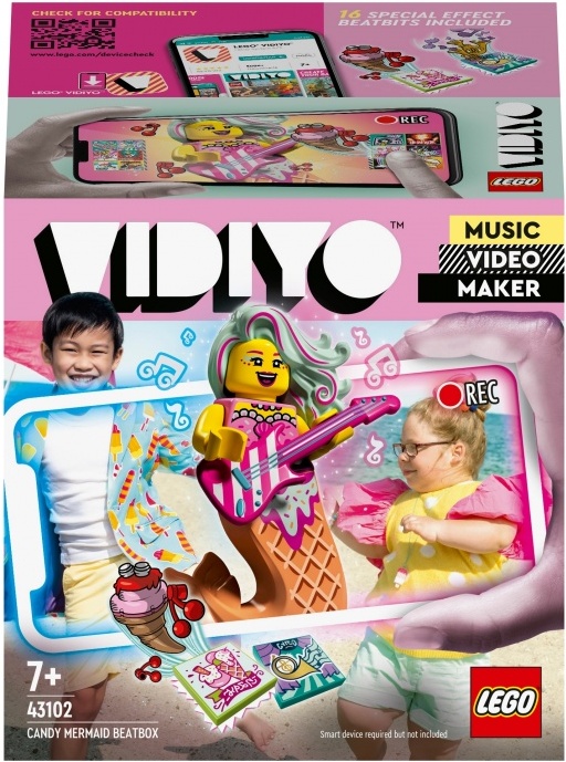 

Конструктор LEGO VIDIYO Фигурка Битбокс Карамельной Русалки [43102], Конструктор LEGO VIDIYO Фигурка Битбокс Карамельной Русалки 43102