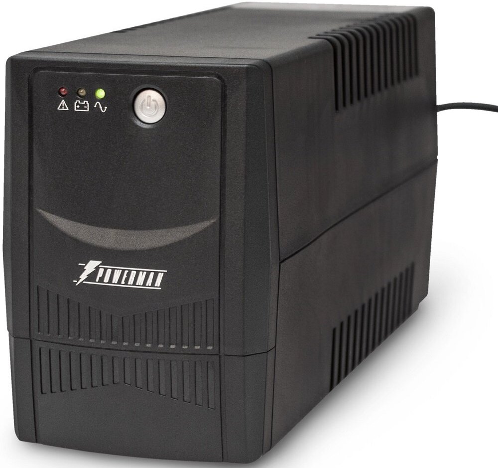 

Источник бесперебойного питания Powerman Back Pro 600 600ВА/360Вт [6120032], ИБП Powerman Back Pro 600