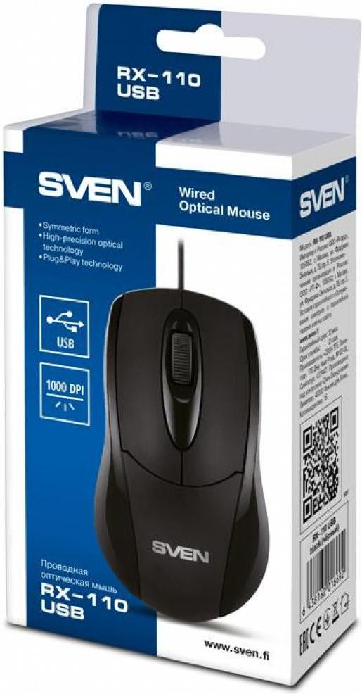 

Мышь SVEN RX-110 USB PS/2, RX-110 USB+PS/2