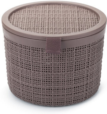 

Корзина Curver Jute 2л фиолетовый/коричневый [245707], Корзина Curver Jute 2л 245707 фиолетовый/коричневый