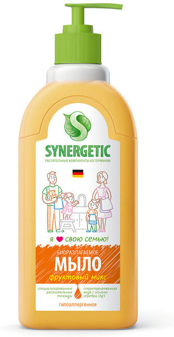 

Жидкое мыло Synergetic Фруктовый микс 500мл (9801110002)