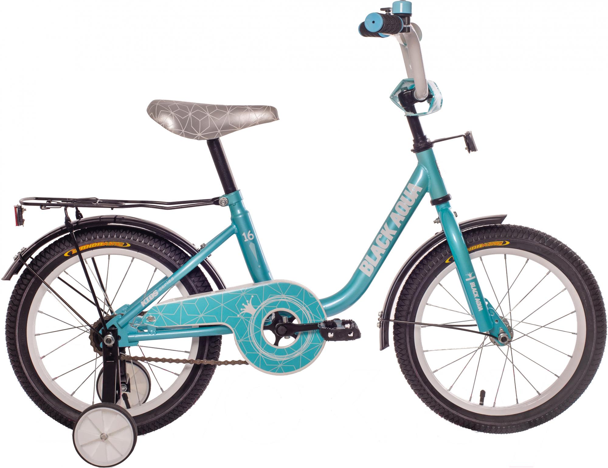 

Велосипед детский Black Aqua 1603 DK-1603 бирюзовый, 1603 DK-1603