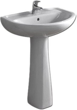 

Умывальник Vitra Normus 55x42 (9600B003-7650), Normus, пьедестал