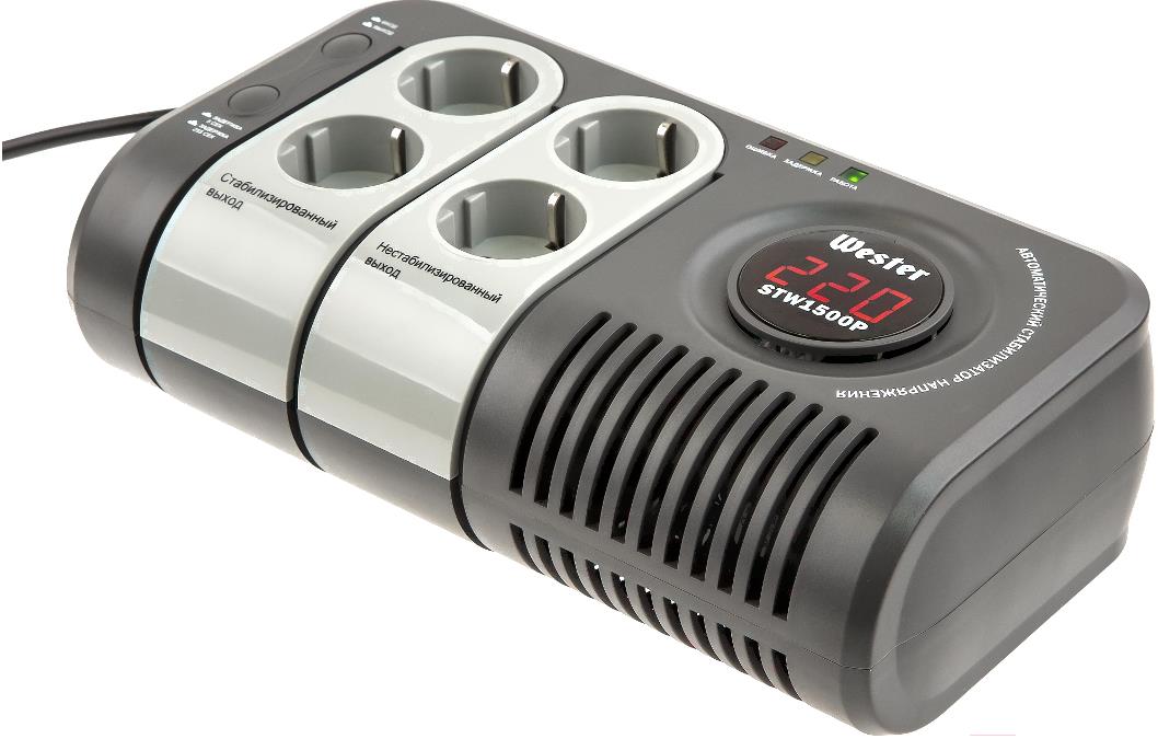 

Стабилизатор напряжения Wester STW1500P, STW1500P