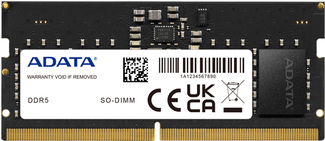 

Оперативная память A-Data 8GB DDR5 4800 SO DIMM (AD5S48008G-S)