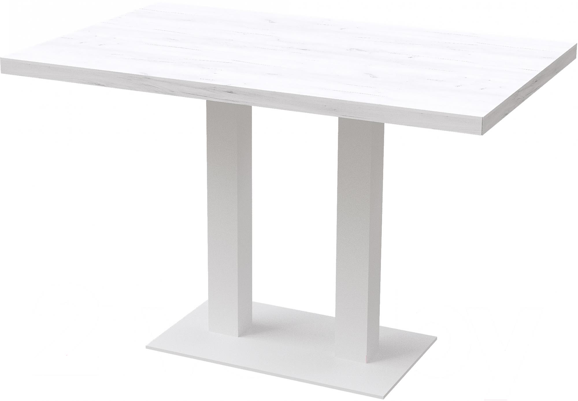 

Стол Millwood Лофт Берлин L 130x80x75 дуб белый Craft/металл белый, Лофт Берлин L 130x80x75