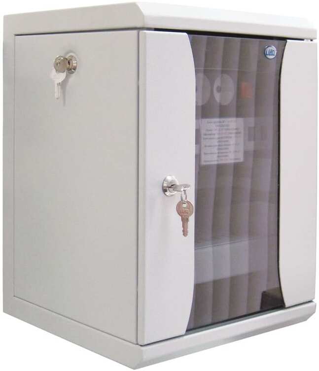 

Шкаф ЦМО 8U-10 320х300 стеклянная дверь серый [ШРН-8.255-10], Шкаф ЦМО 8U-10 320х300 стеклянная дверь ШРН-8.255-10 серый