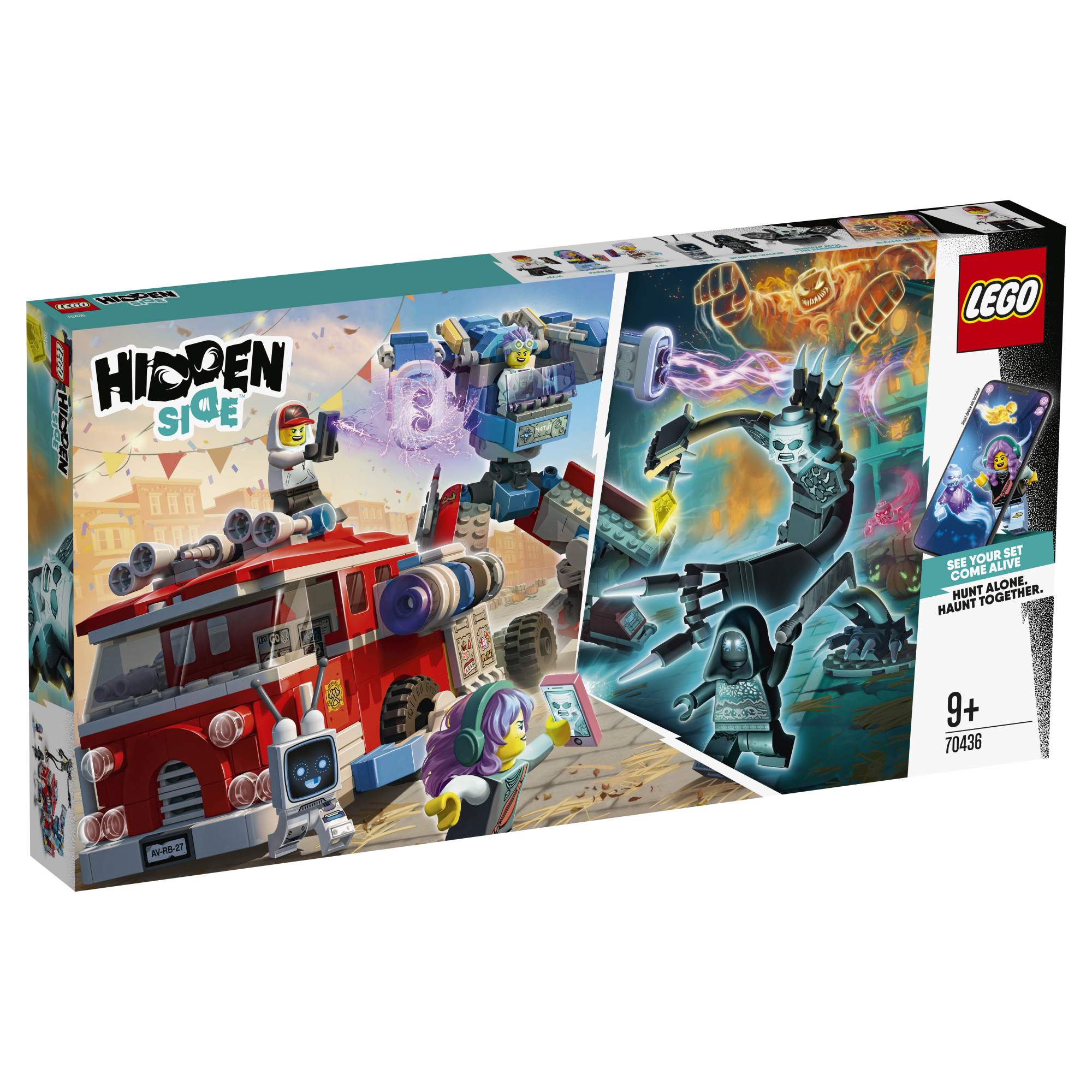 

Конструктор LEGO HIDDEN SIDE Фантомная пожарная машина 3000 [70436], HIDDEN SIDE Фантомная пожарная машина 3000