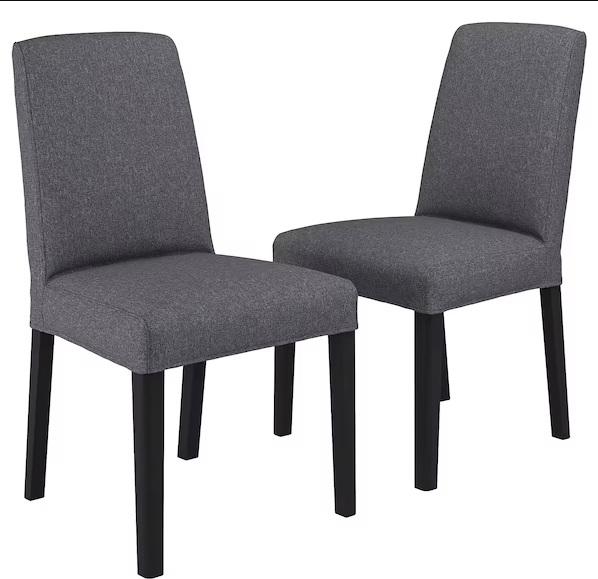 

Стул Ikea Бергмунд черный/серый 2 штуки [794.815.91], Бергмунд