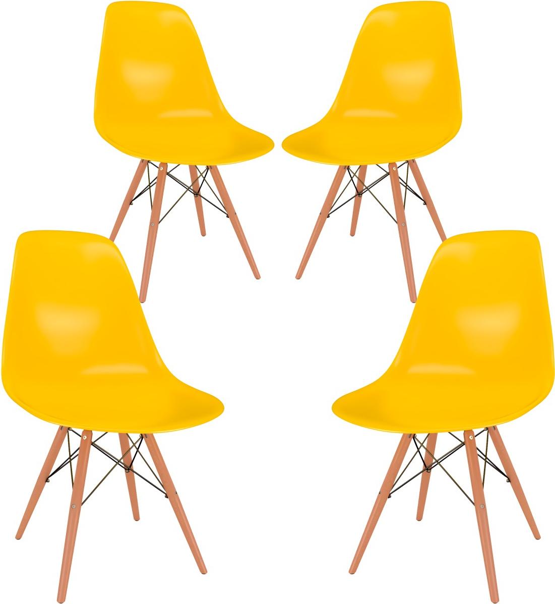 

Комплект стульев Loftyhome Acacia Yellow 4 шт [VC1001W-Y-4], Acacia комплект 4 шт