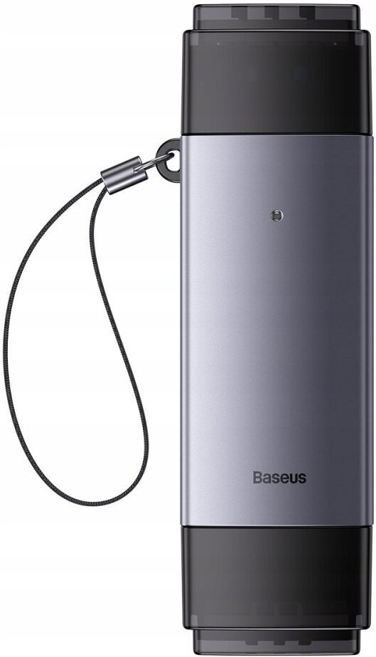 

Картридер Baseus WKQX060113 Lite Series USB-A Type-C to SD/TF Grey