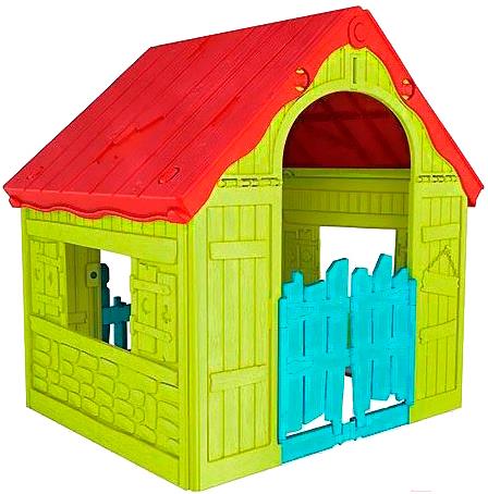 

Игровой домик Keter Foldable Playhouse 228445 салатовый, Foldable Playhouse 228445