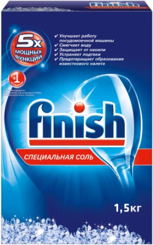 

Соль для посудомоечных машин Finish Специальная 1.5кг