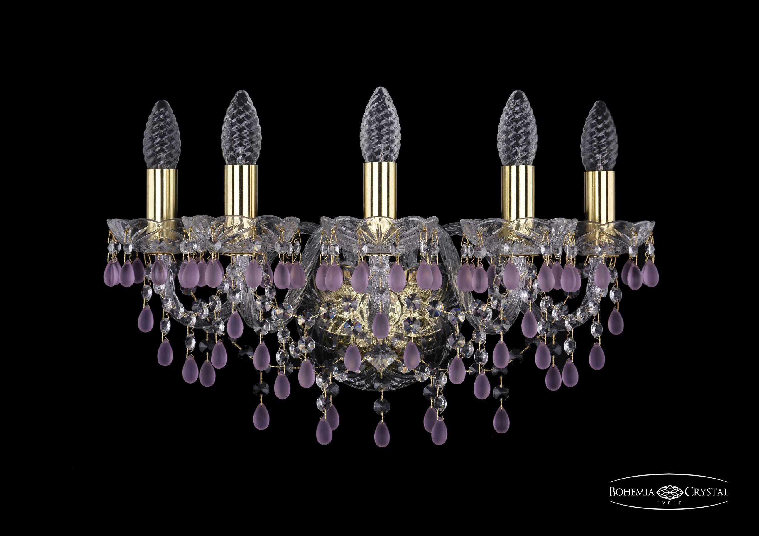 

Подвесная люстра Bohemia Ivele Crystal 1410B/5/160/G/V7010, Бра Bohemia Ivele Crystal 1410B/5/160/G/V7010
